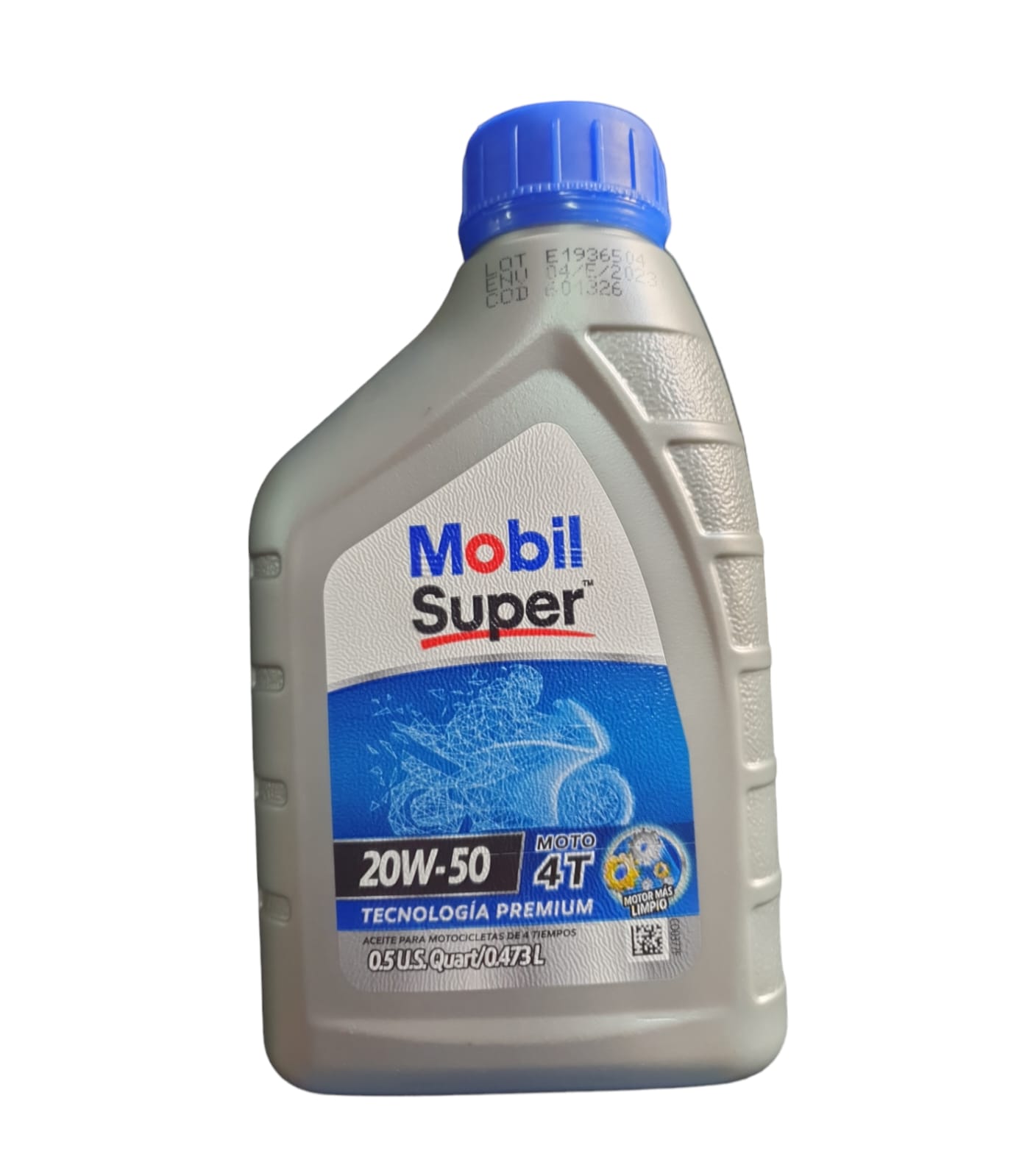 Aceite mobil super 20w50 4t pinta