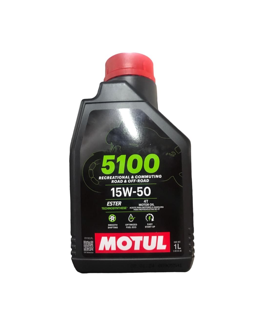 Aceite Motul 5100 15w5-50 Semi Sintetico