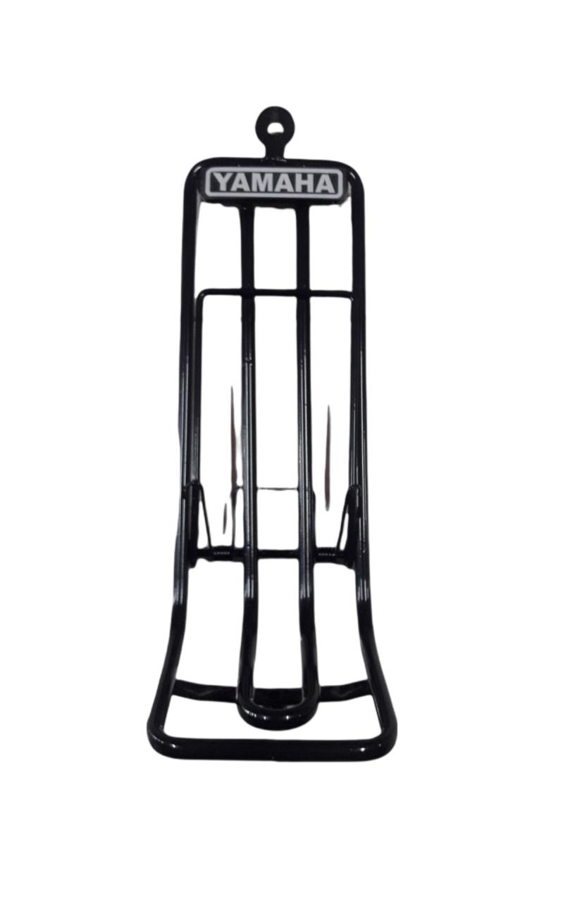 Yamaha Crypton 115 V2 negra Parrilla Babero Pisa Papeles