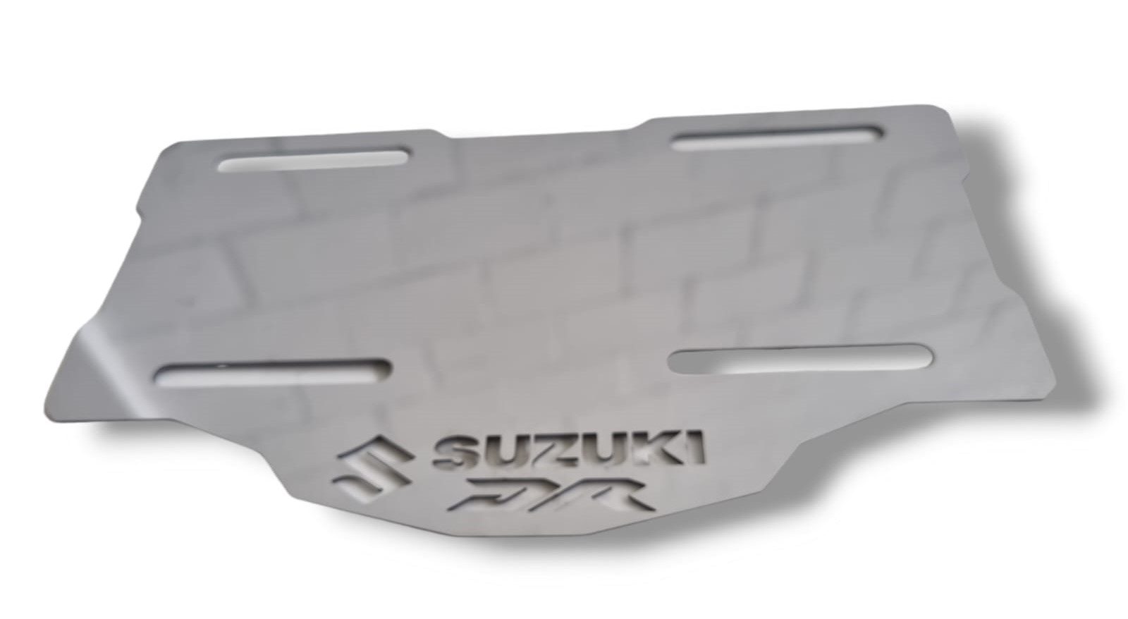 Porta Placa Suzuki Dr Acero Inoxidable