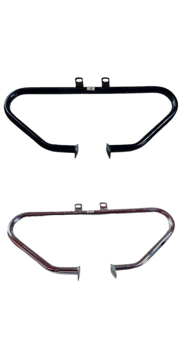 Defensa Delantera Discover St 125 Viejo Negro Y Cromado