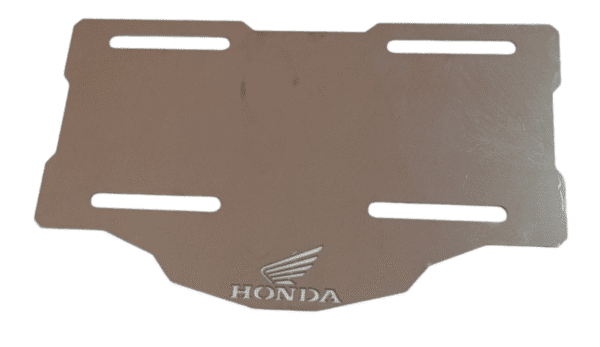Porta Placa honda Acero Inoxidable