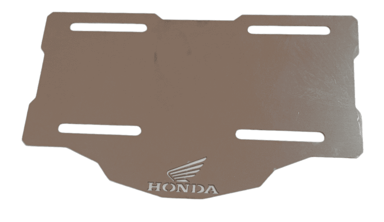 Porta Placa honda Acero Inoxidable