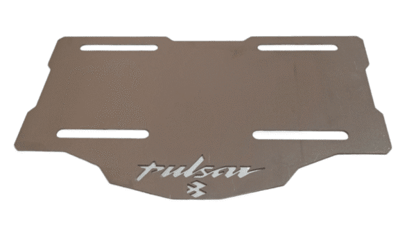 Porta Placa Pulsar Acero Inoxidable