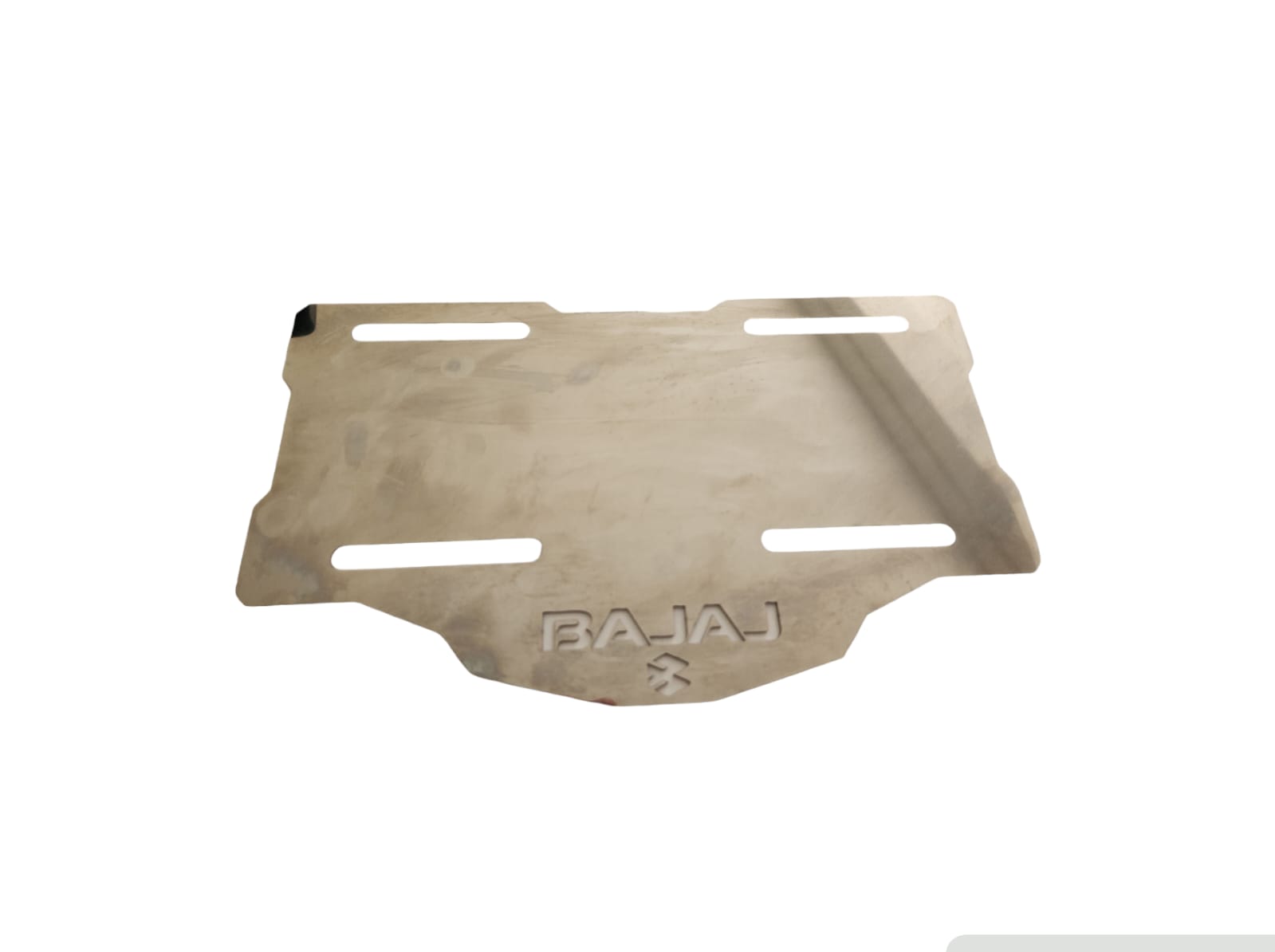 Porta Placa Acero Inoxidable Emblema Bajaj Porta Placa Acero Inoxidable Emblema Bajaj