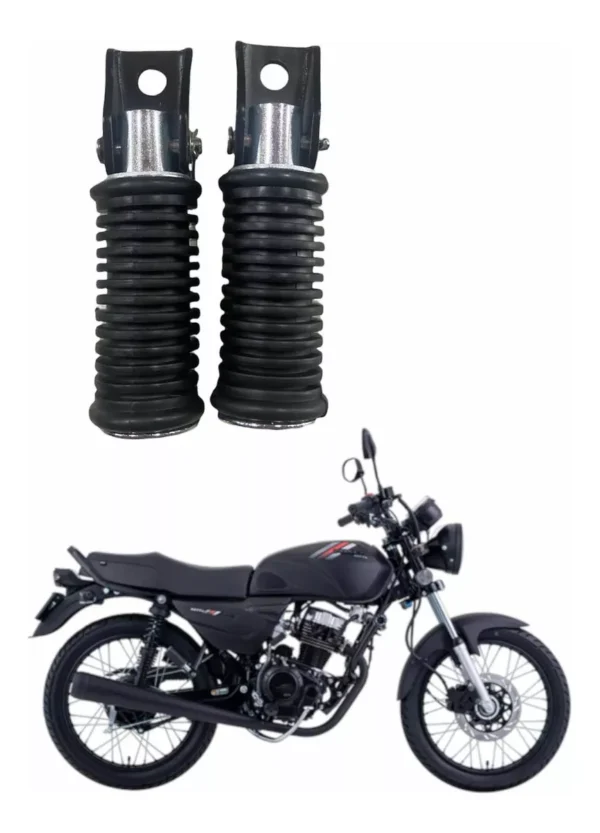 Par Cala pies reposa pie Trasero Akt Nkd 125