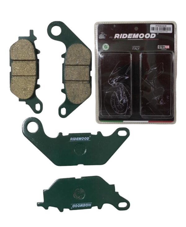 Par Pastilla Ridemood Traseras Delantera Yamaha Crypton 115 Ybr 2008