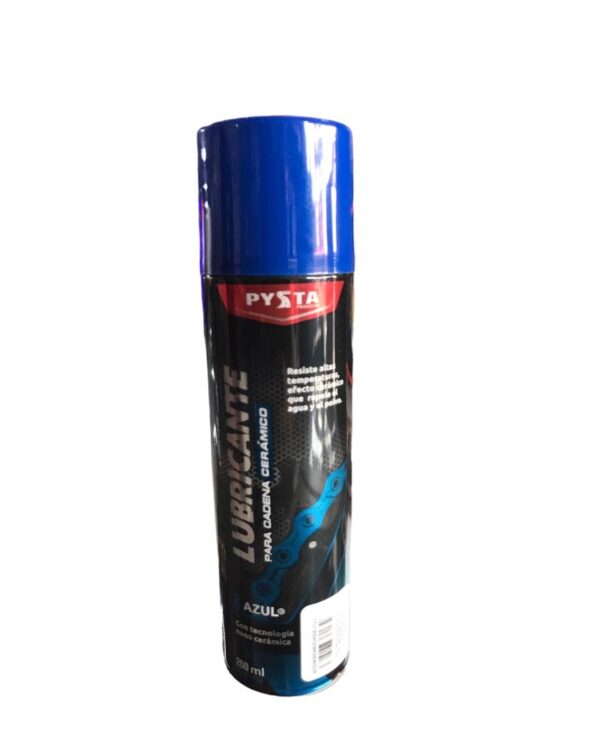 Lubricante Para Cadena Cerámico Pysta Color Azul - Blanco -