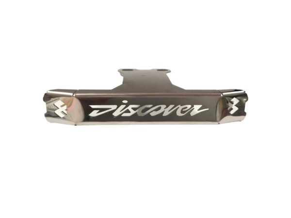 Logo Frontal Delantero Acero Inoxidable Discover 125 Lujo