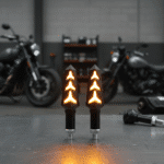 1 Par Direccionales Led Moto lujo modelo 3 secuenciales