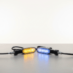1 Par Direccionales Led Moto Lujo Modelo 6 Amarillo-azul