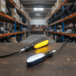 1 Par Direccionales Led Moto Lujo Modelo 7 Amarillo-blanco