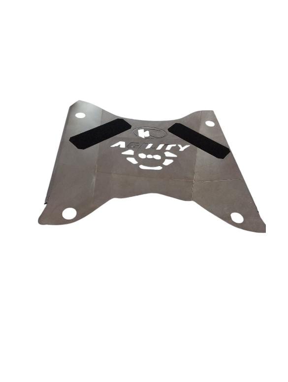 Protector Piso Auteco Kymco Agility 125 Acero Inoxidable
