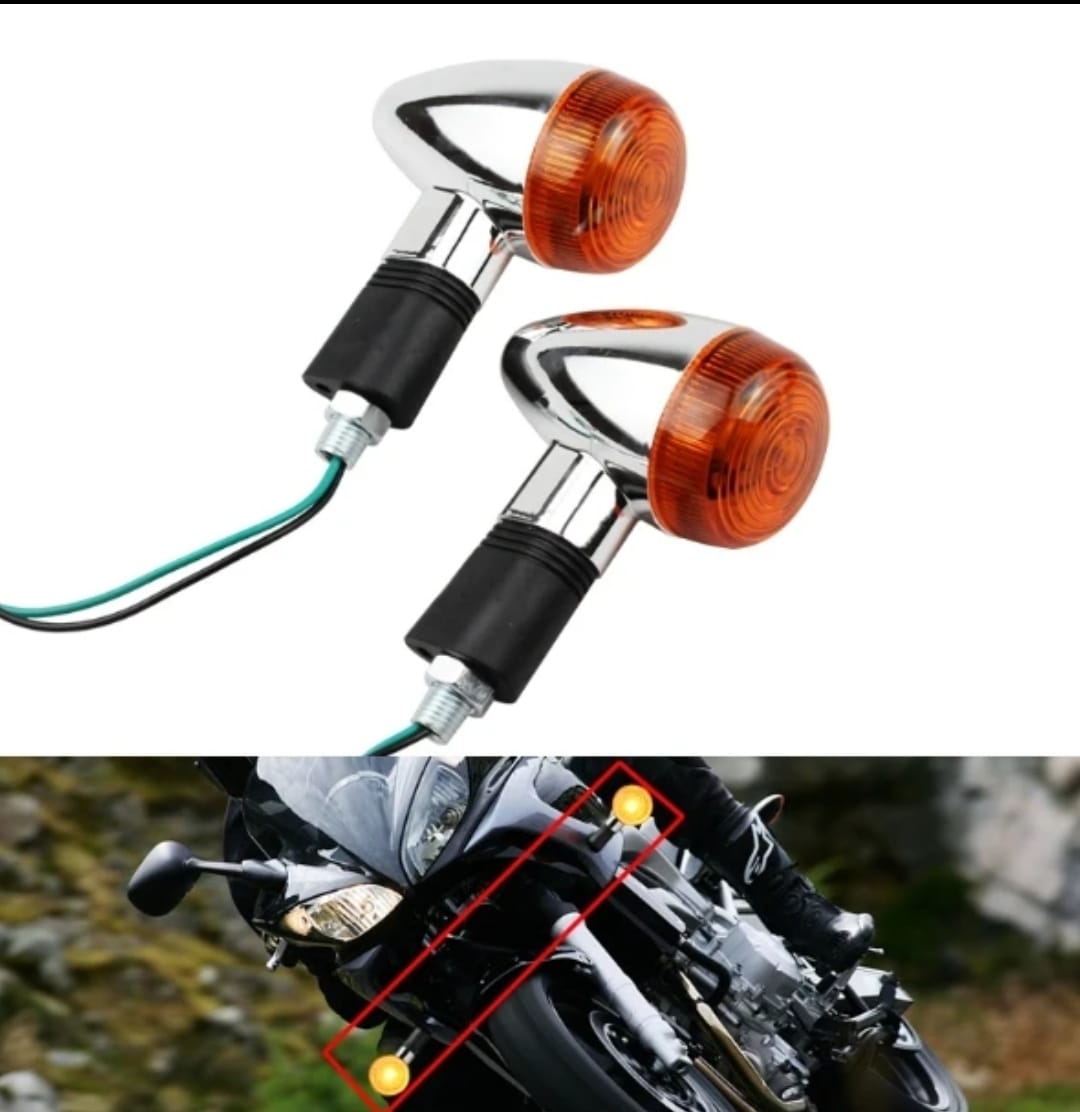 Par Direccional Universal tipo cafe Racer Ojo de buey Modelo