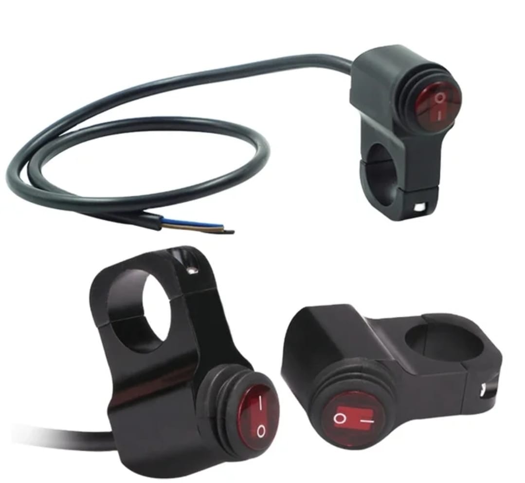 Suiche - Switch Luces Base Metalica Con Luz Universal