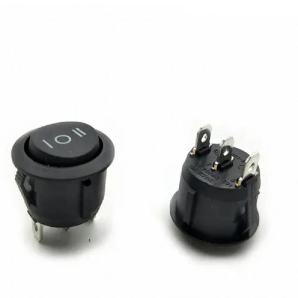 Suiche - Switch Boton Redondo 3 Toques Sin Luz