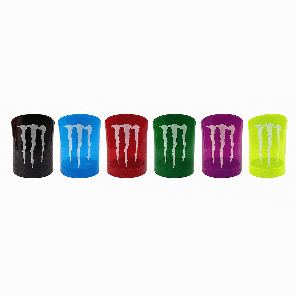 Polvera Guardapolvos Barras Acrílico Lujos Moto Monster