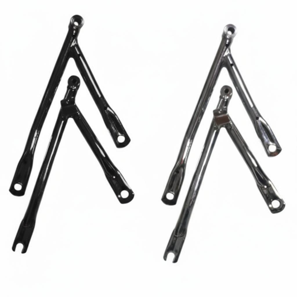 Reposapié Aéreo Boxer Negro-Cromado