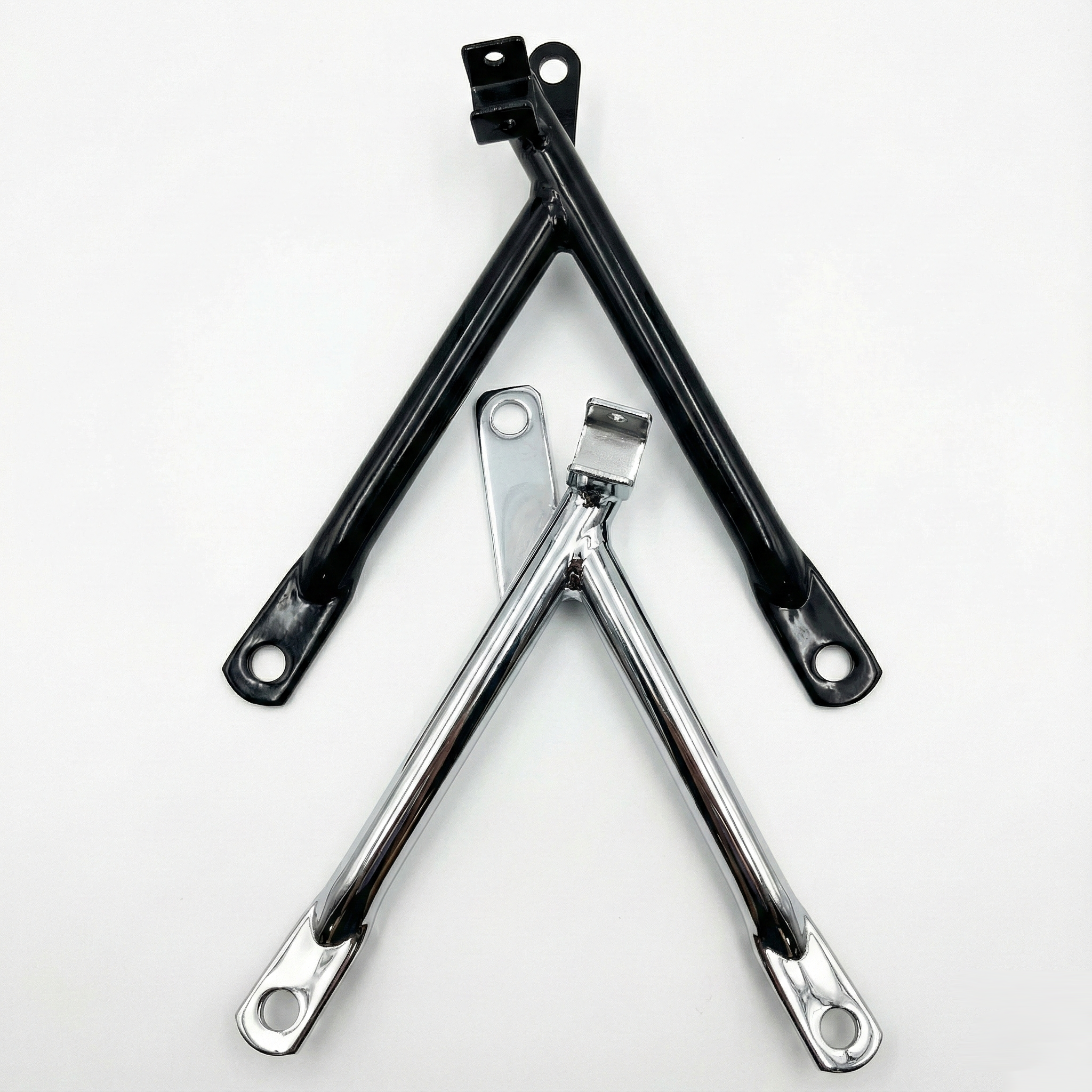 Reposapie Aereo Eco Deluxe Negro-cromado