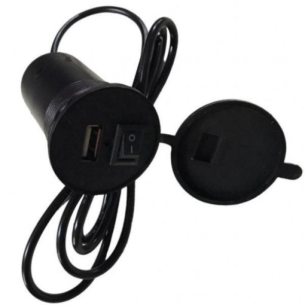 CARGADOR USB 1 PUERTO REDONDO