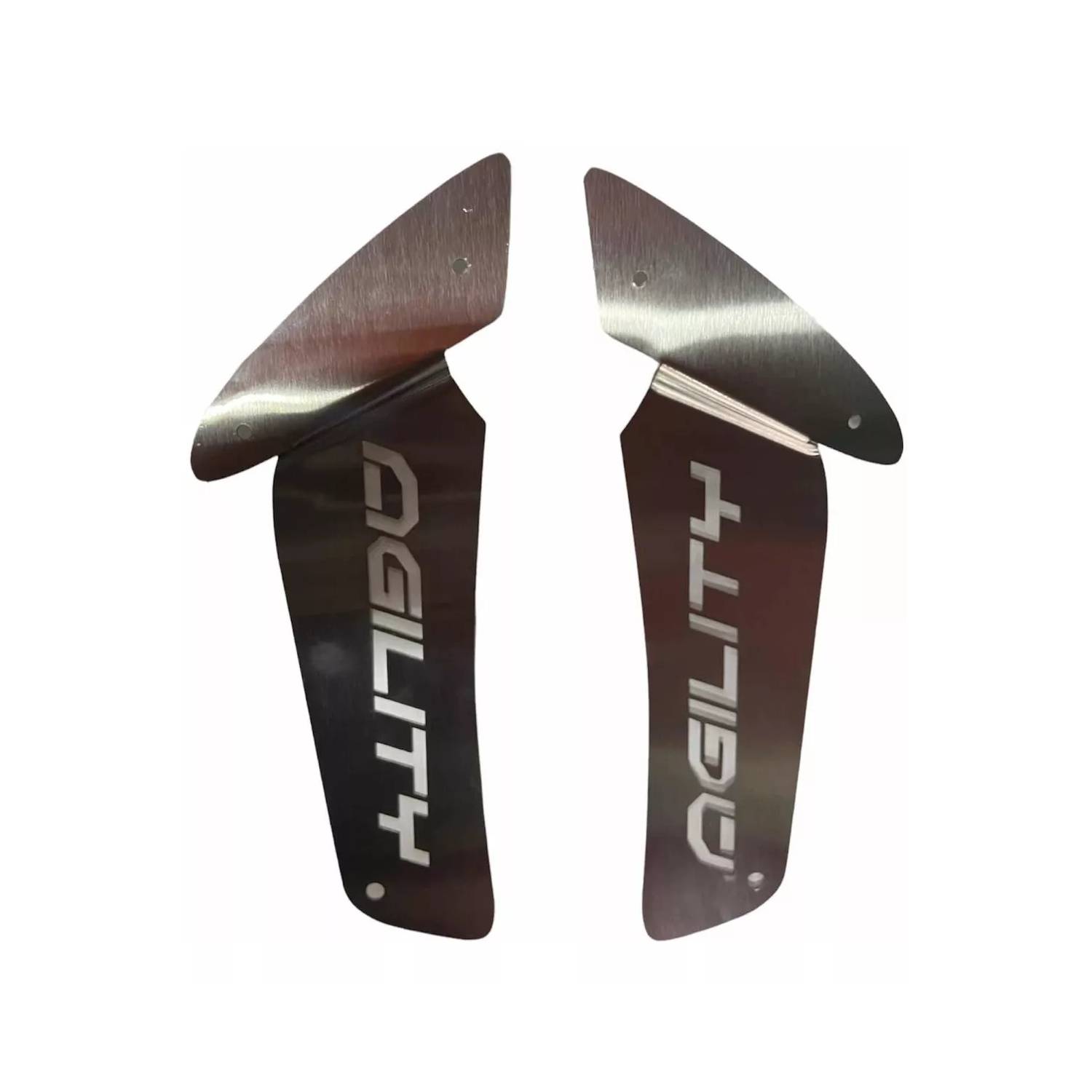 Protector Piso Trasero Agility 125 Acero Inoxidable Moto