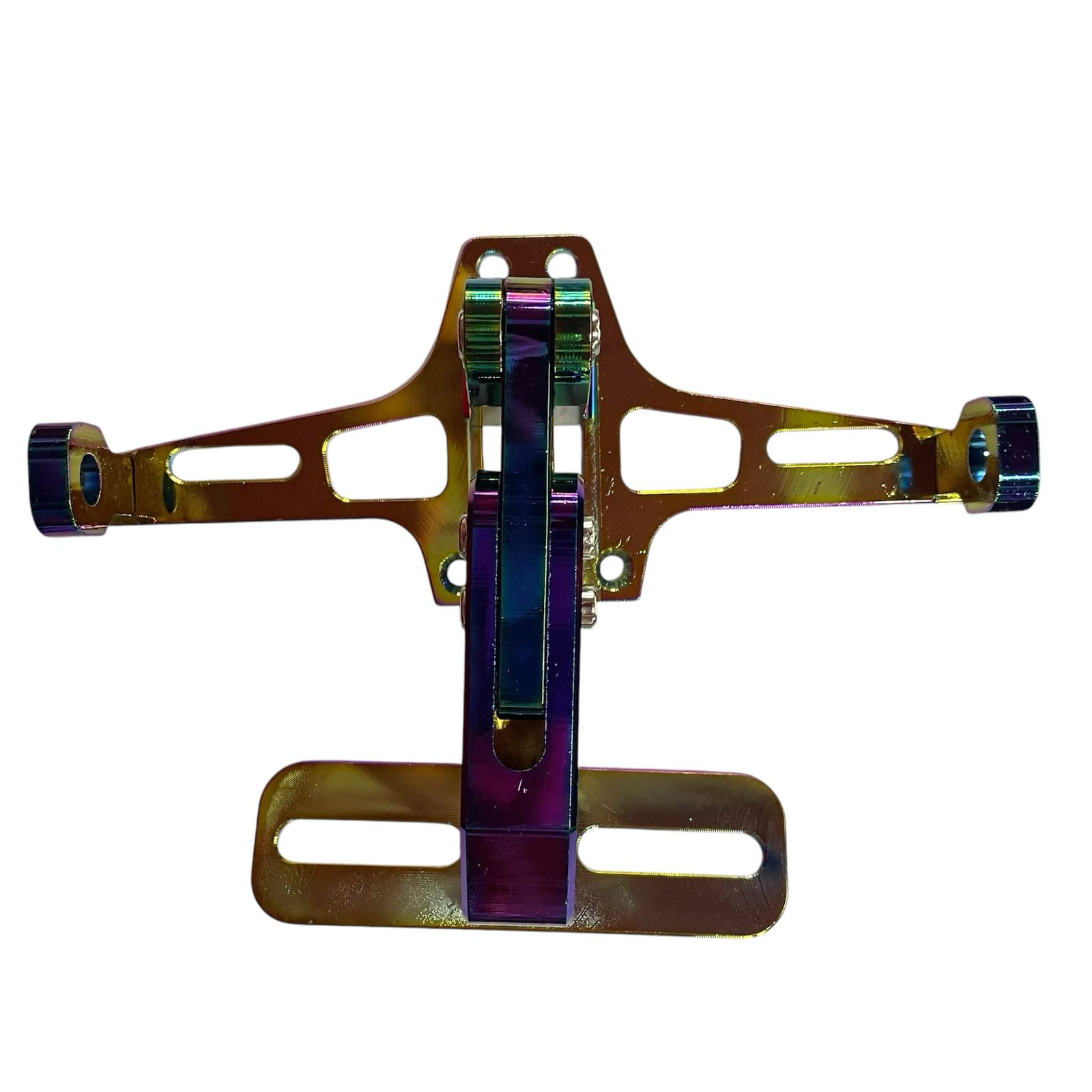 Fender Porta Placa lujo Aluminio Tornasol