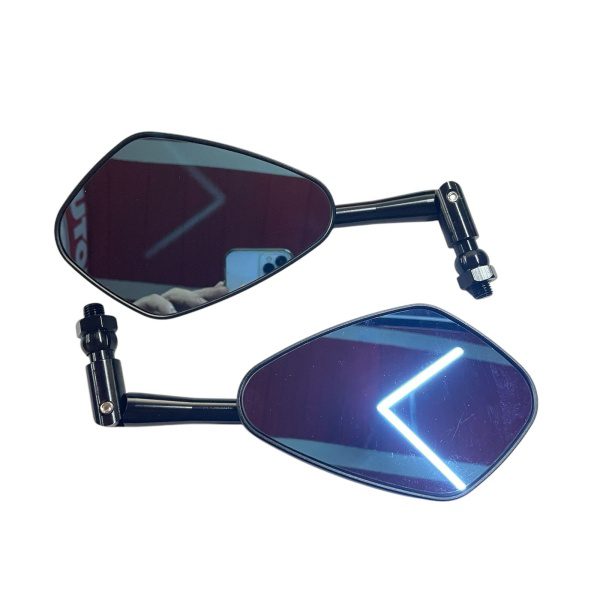 Espejos Fantasma Aluminio Antireflejo Universal Moto