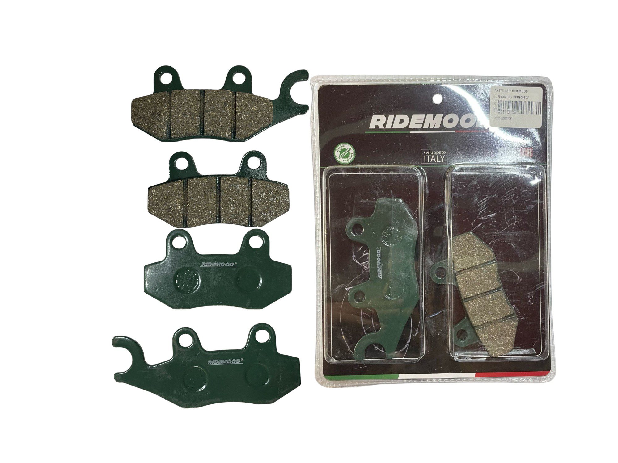 PASTILLA DE FRENO DELANTERA RIDEMOOD FLEX-APACHE160180200-XPULSE200 TRA AGILITY150-CITY150