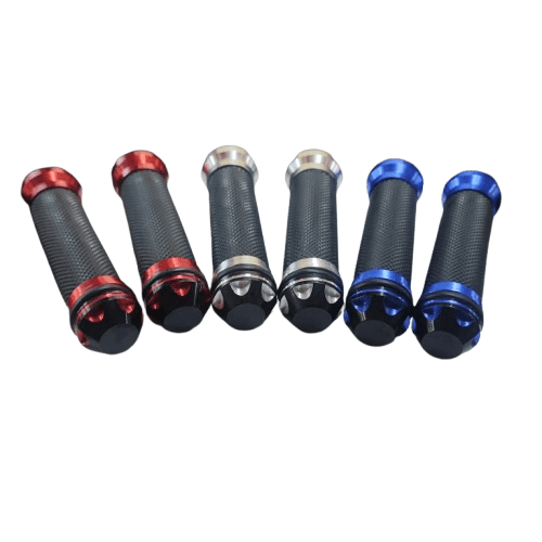 Par Mango Manilar Lujo Moto Punta 6 Huecos Colores