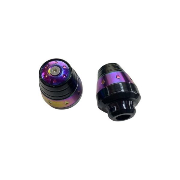 Par Slider Eje De Llanta Moto Lujo Tornasol Cono