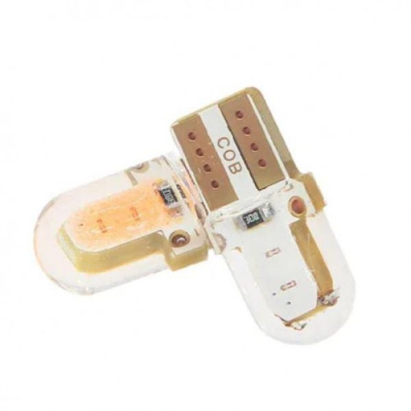 Bombillo Cocuyo Led T10 Mini Fijo Moto-carro Colores-rosado