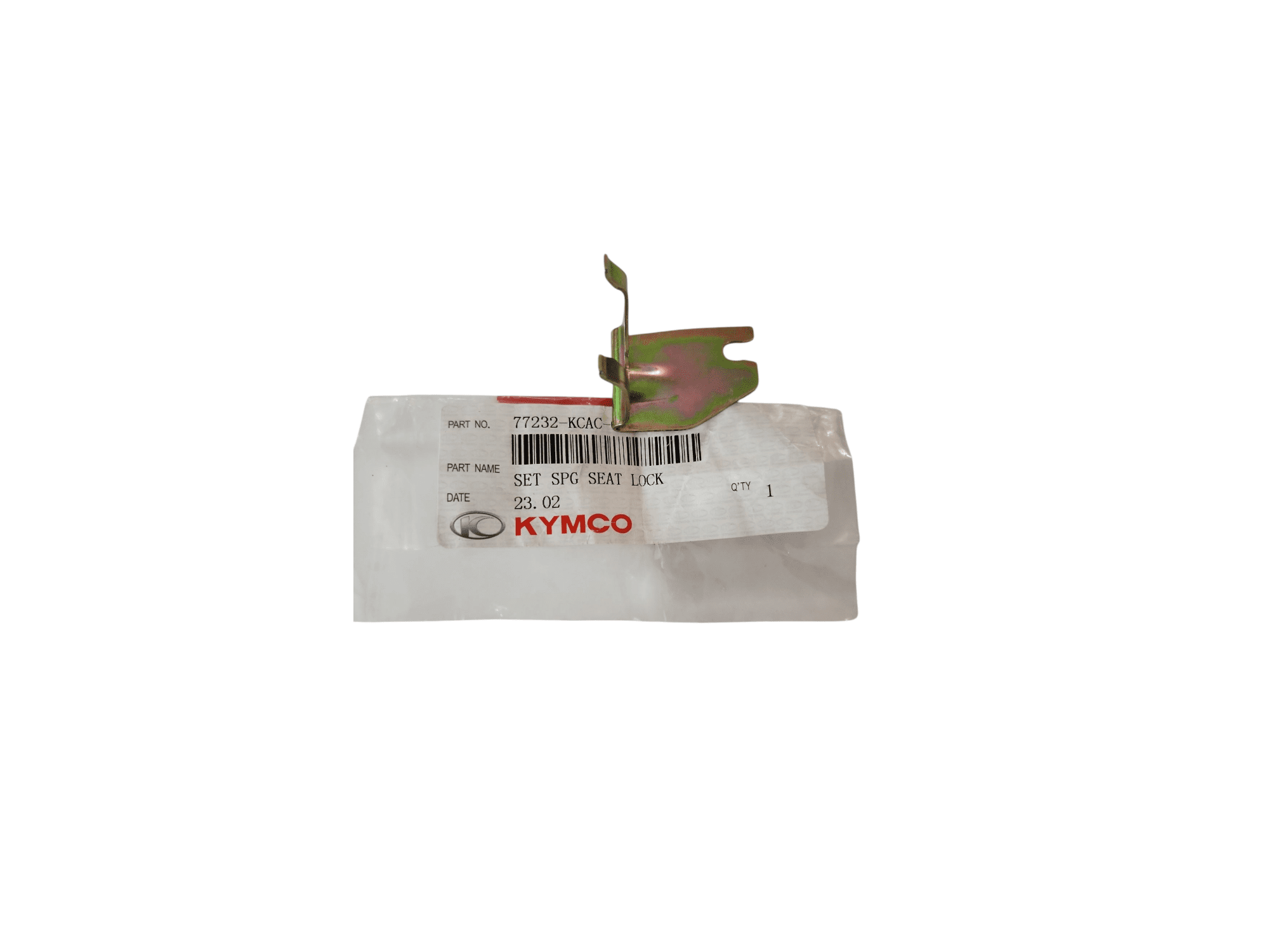 platina de Sillin seguridad Auteco Kymco Agility 125 Rs -