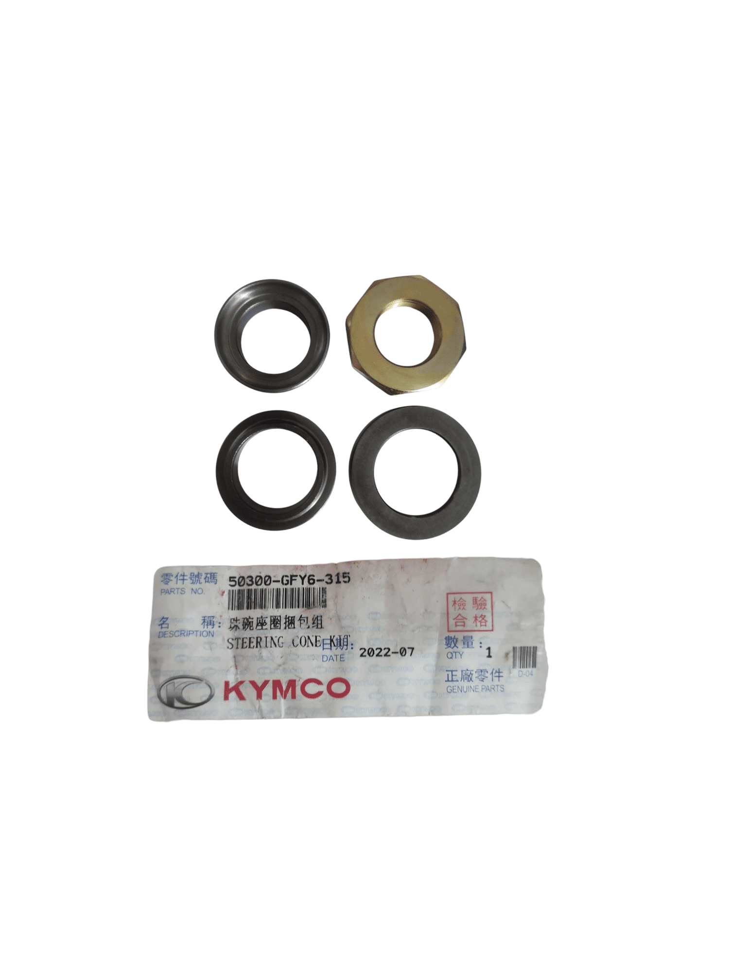 Kit Cunas De Direccion Auteco Kymco Agility 125 - 150