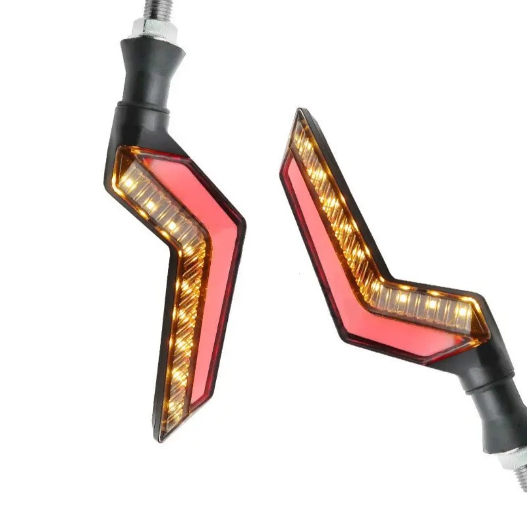 Par Direccionales Led Rayo Lujo Moto