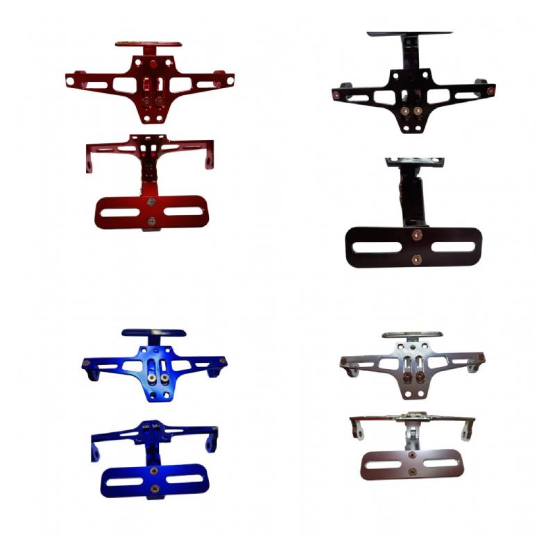 Fender Porta Placa Lujo para Motos en Aluminio