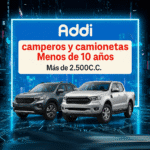 camperos y camionetas Menos de 10 años Más de 2.500 C.C