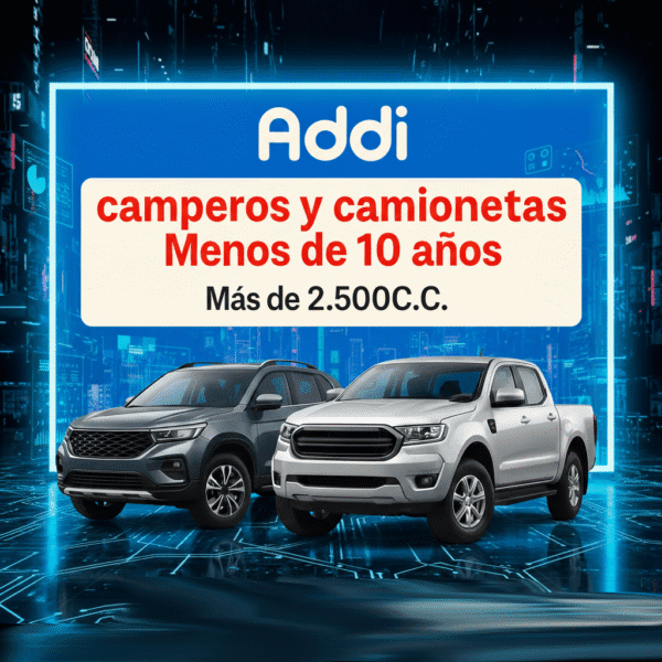 camperos y camionetas Menos de 10 años Más de 2.500 C.C