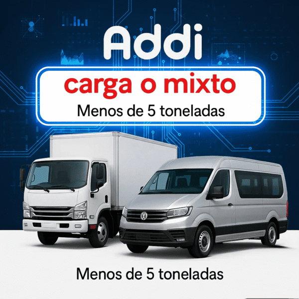 Soat Carga o Mixto Menos de 5 Toneladas Con Addi