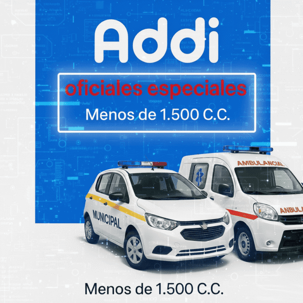 Soat Oficiales Especiales Menos de 1.500 C.C Con Addi