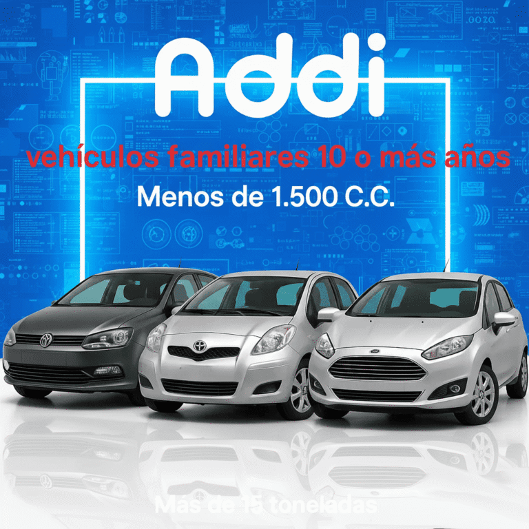 Soat Vehículos Familiares 10 o Más Años Menos de 1.500 C.C Con Addi