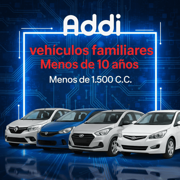 Soat Vehículos Familiares Menos de 10 Años Menos de 1.500 C.C Con Addi