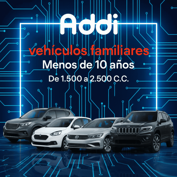 Soat Vehículos Familiares Menos de 10 Años De 1.500 a 2.500 C.C Con Addi