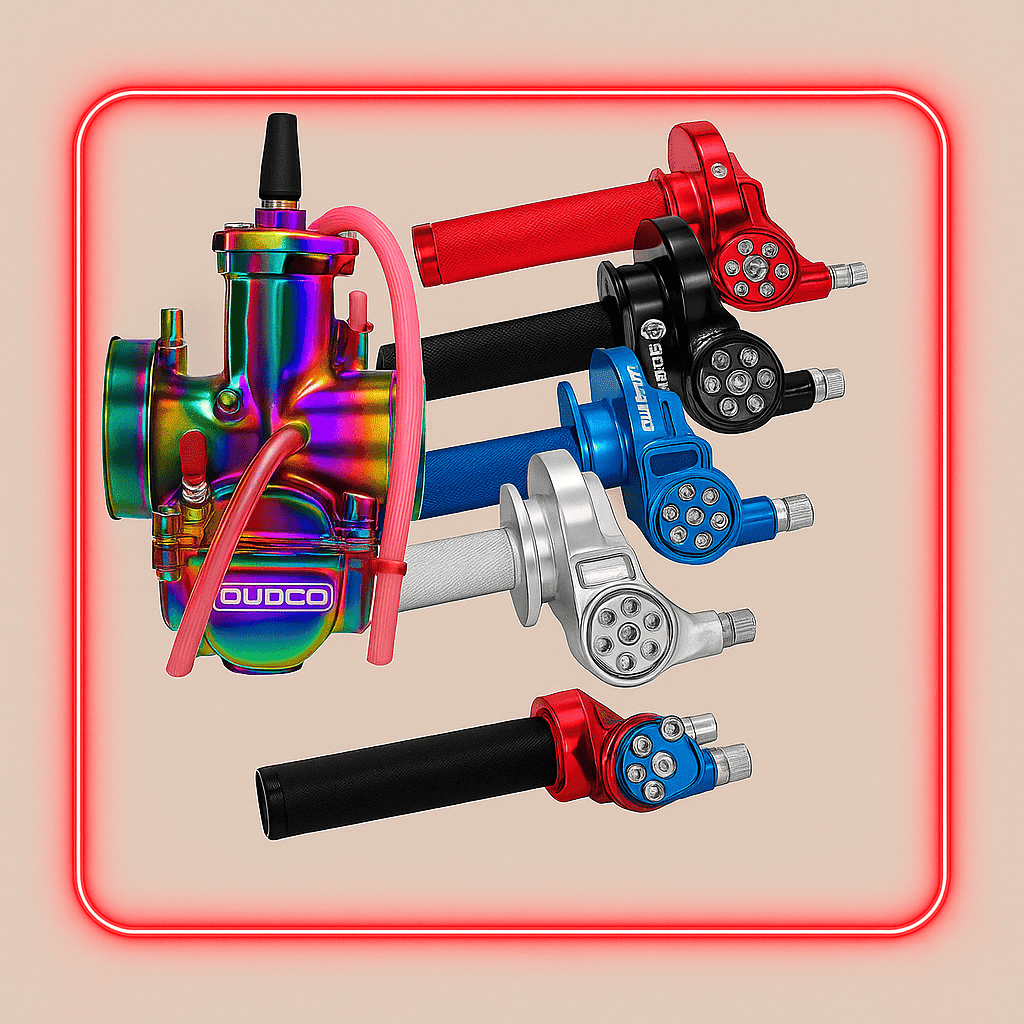 Acelerador de 4 y Carburadores Cortina Plana