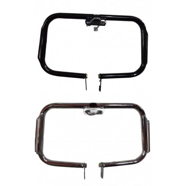 Defensa Tubular Akt Nkd 125 Negra Y Cromada