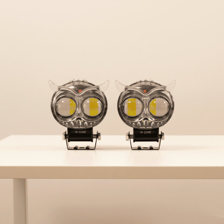Par Exploradora Led Buho Transparente Moto Universal