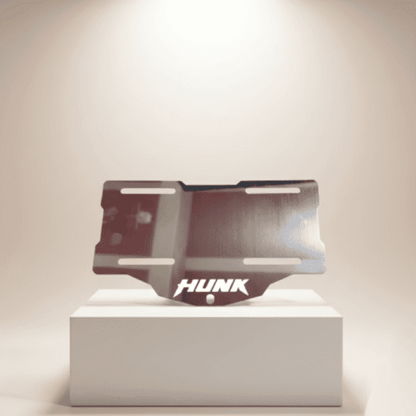 Portaplaca Acero Inoxidable Moto Hero Hunk