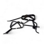 Par Porta Alforjas Bajaj Boxer Ct Negro Cromado