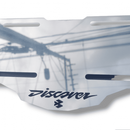 Porta Placa Acero Inoxidable Discover