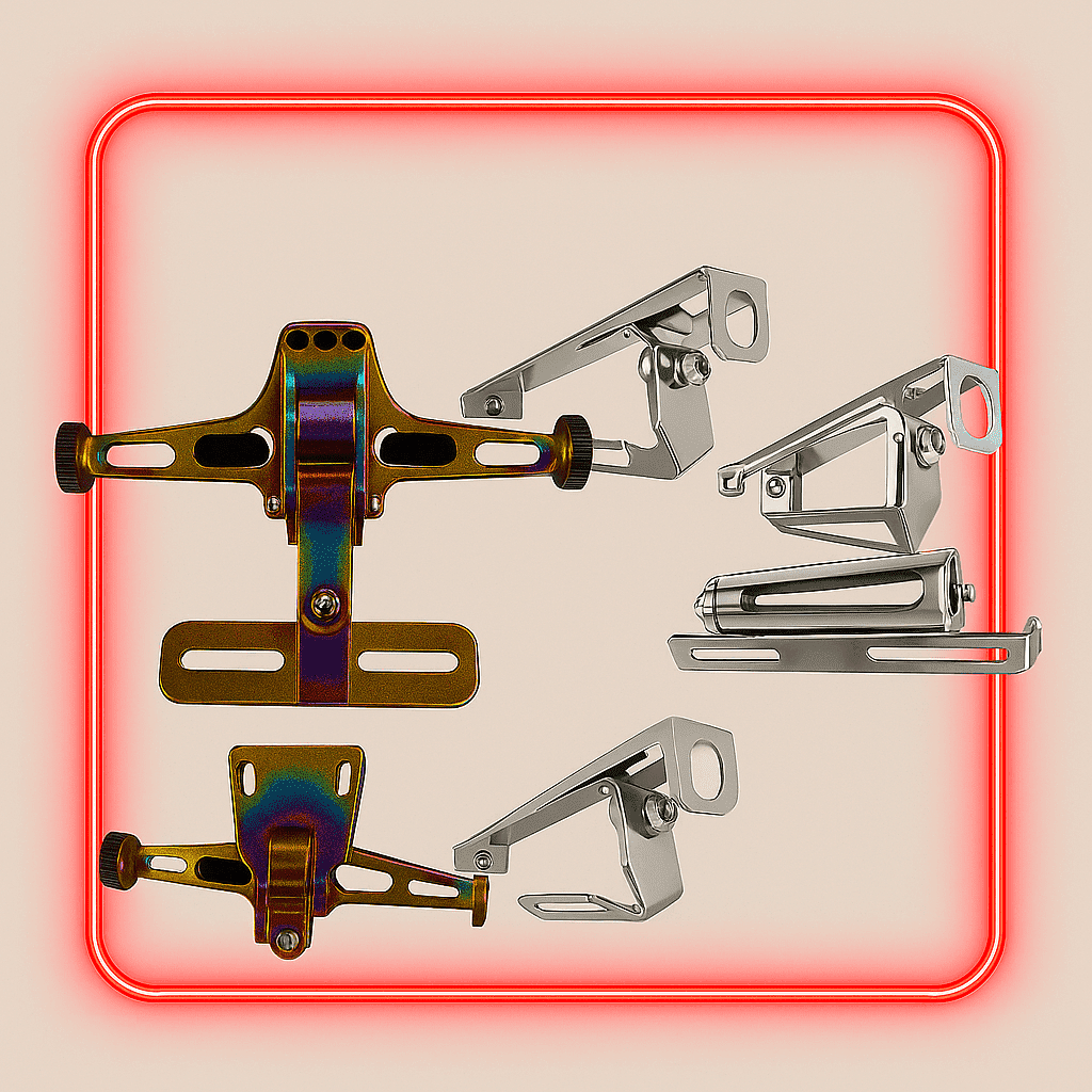 Porta Placa Retráctil / Fender Premium