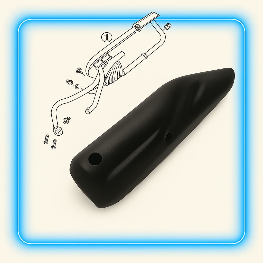 Protector Exosto Repuestos Moto